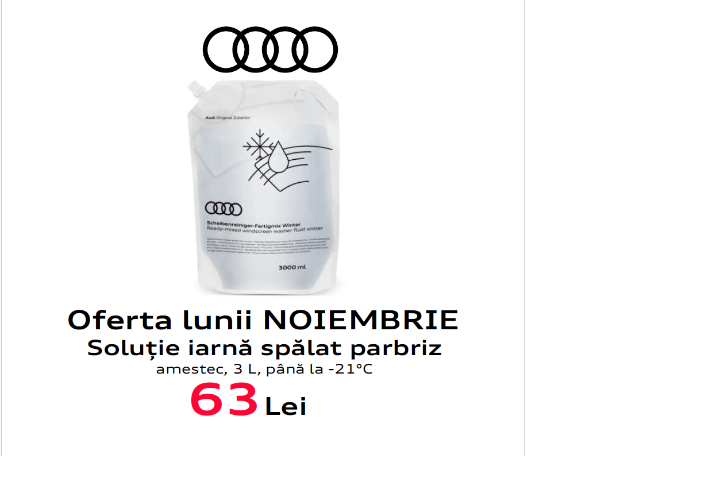 OFERTA LUNII NOIEMBIE AUDI